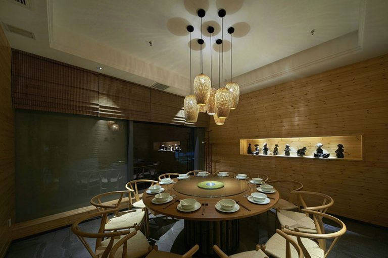 竹林昆明餐厅装修_包房