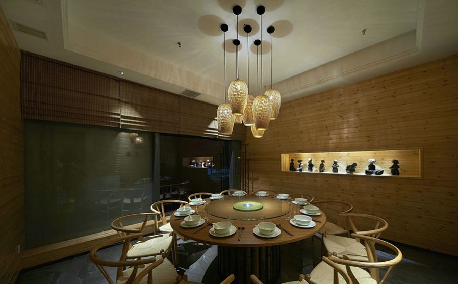 竹林昆明餐厅装修_包房