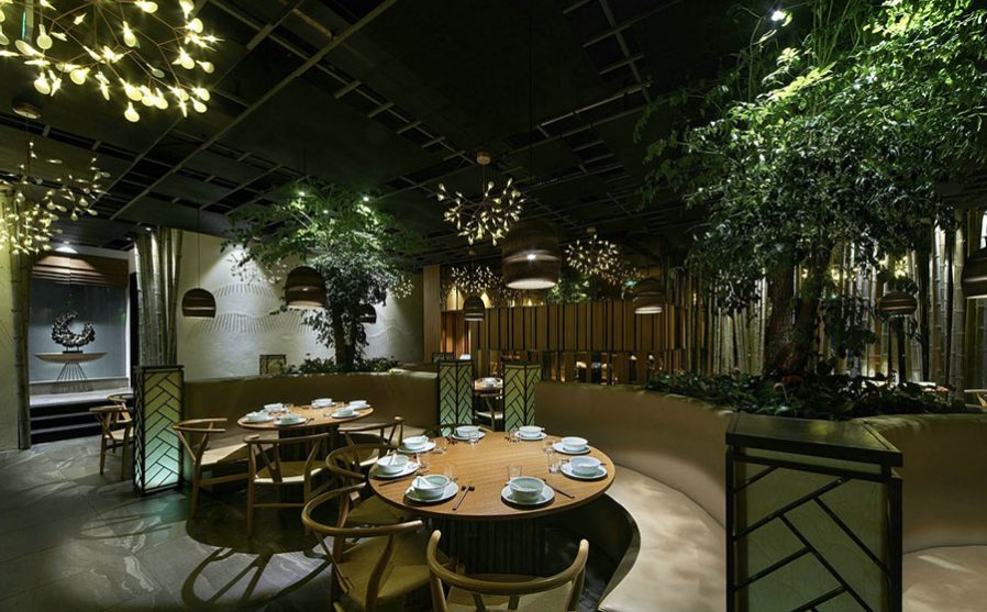 餐厅3 竹林昆明餐厅装修_餐厅3