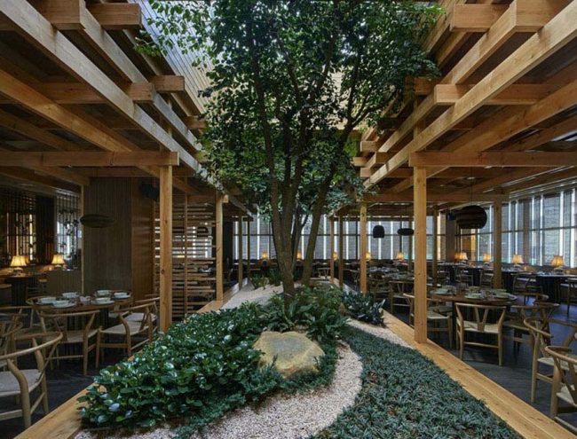 竹林昆明餐厅装修_餐厅6