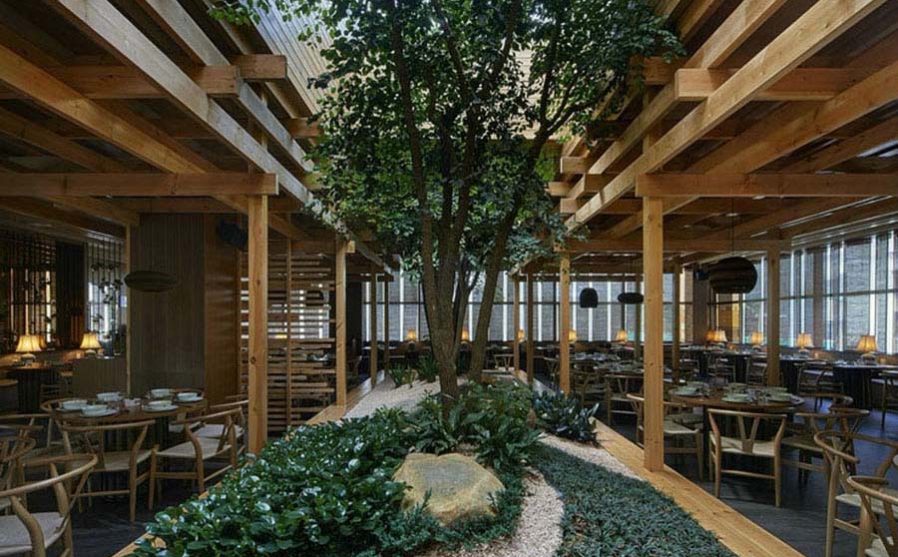 竹林昆明餐厅装修_餐厅6