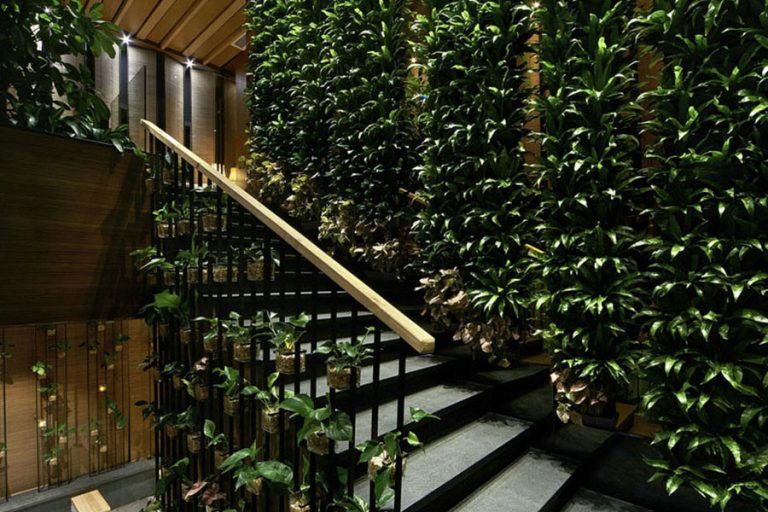 竹林昆明餐厅装修_楼梯