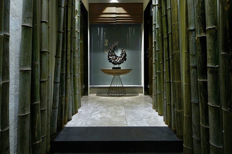 竹林昆明餐厅装修_门厅