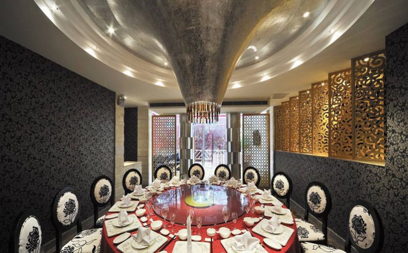 昆明餐厅装修包房灰色墙纸 昆明餐厅装修包房灰色墙纸