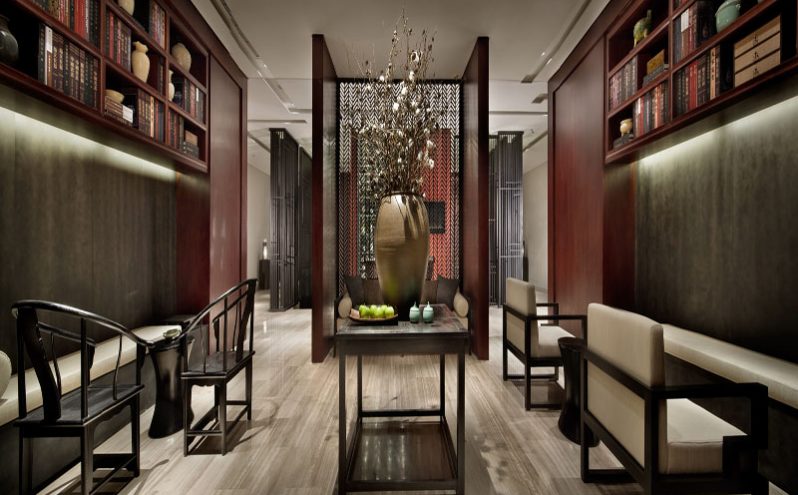 餐厅装修红色屏风隔断 餐厅装修红色屏风隔断