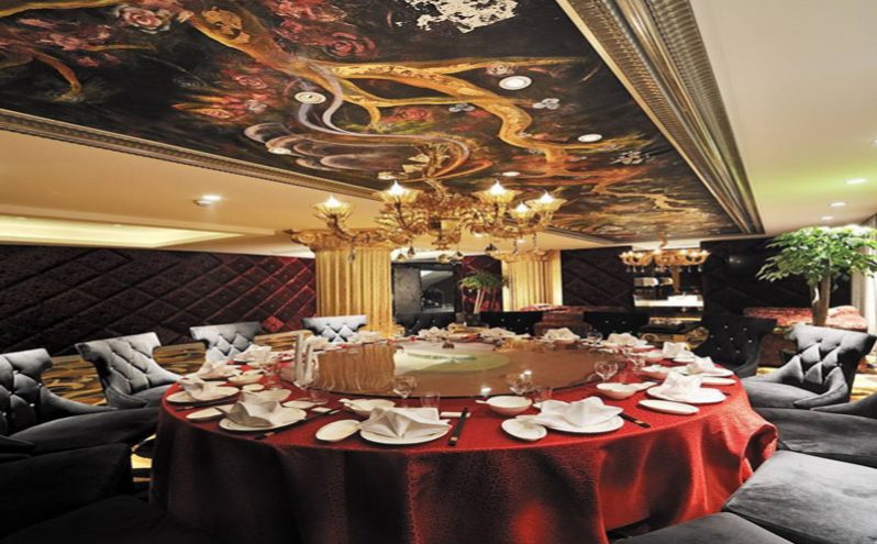 餐厅装修天花壁画 餐厅装修天花壁画