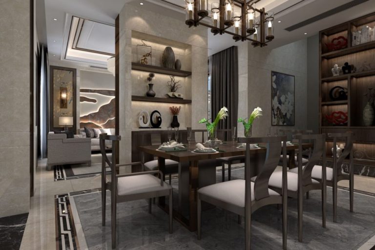 中式餐厅装修水湾1