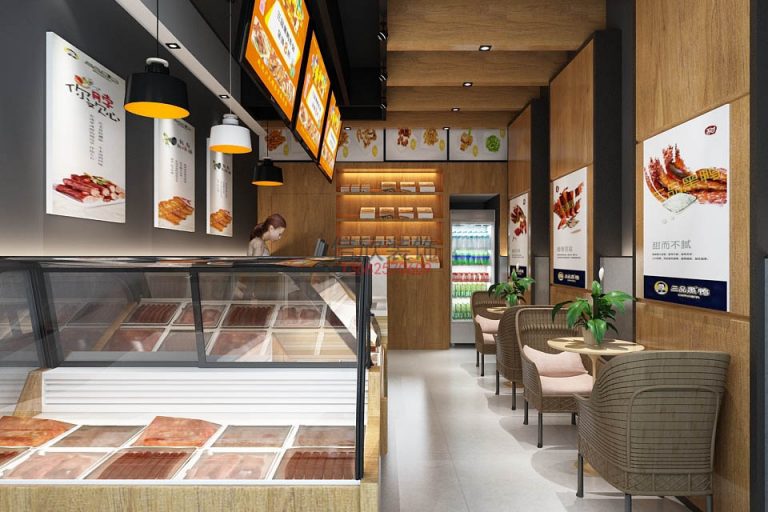 可味糕点装修设计就餐区