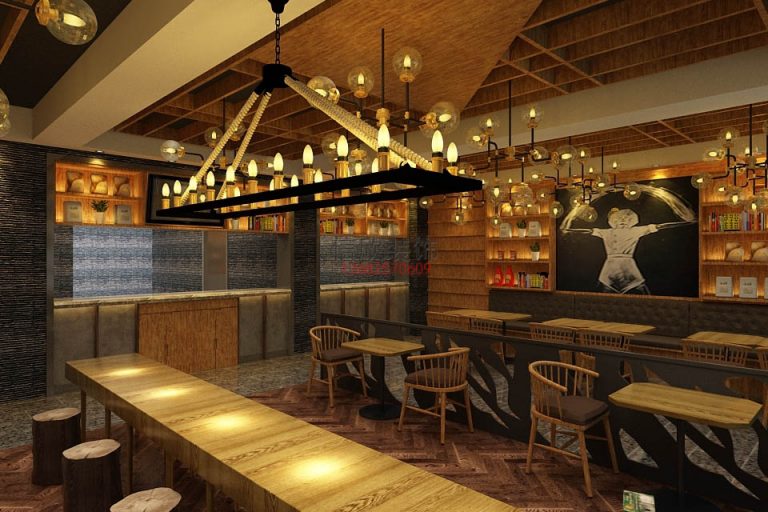 知味西餐厅装修设计大厅