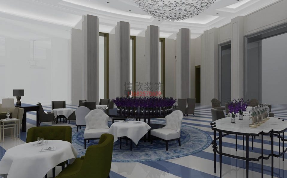 喜乐西餐装修设计大厅 喜乐西餐装修设计大厅