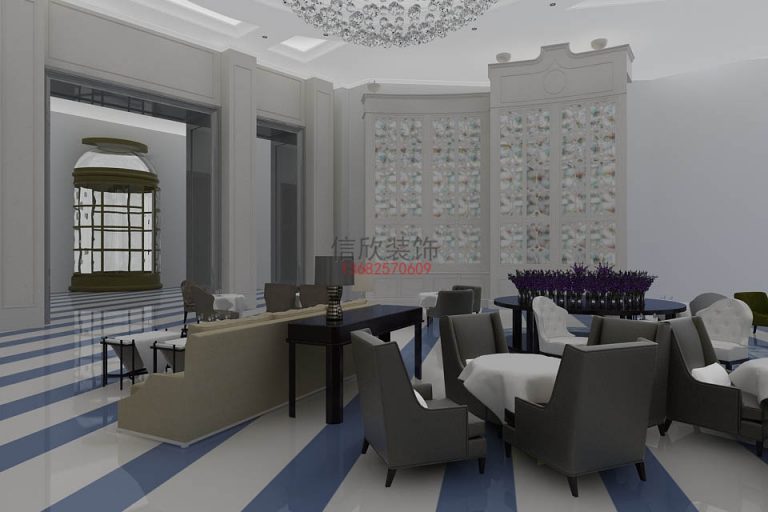 喜乐西餐装修设计软座