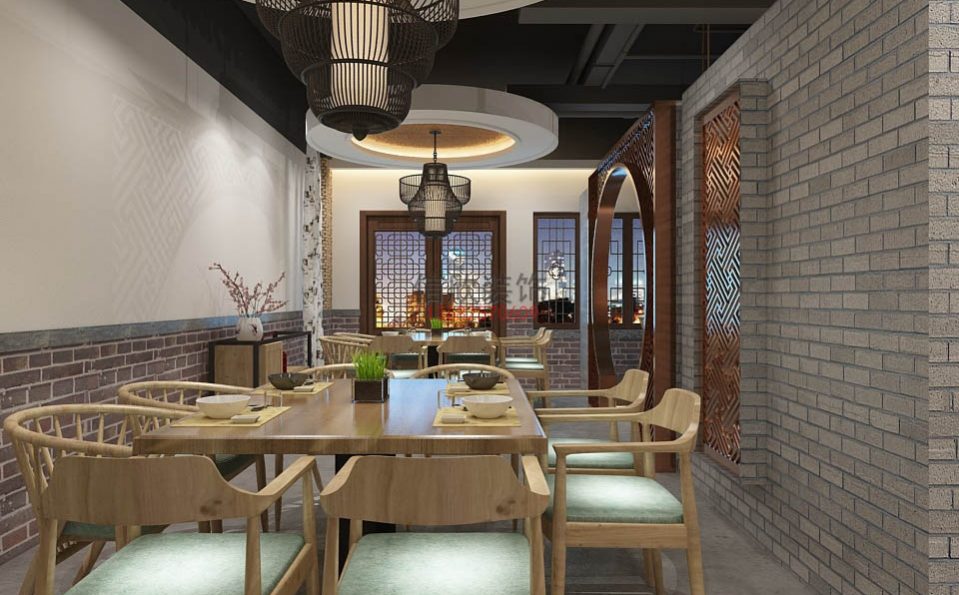 爱盛餐饮装修餐大厅