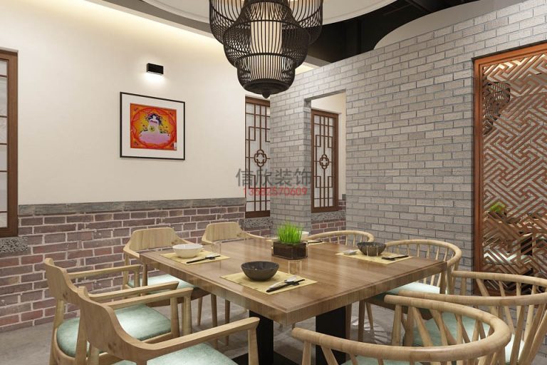 爱盛餐饮装修小包房