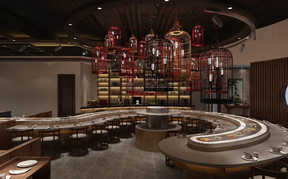 旺记餐饮装修设计卡自选区 旺记餐饮装修设计卡自选区