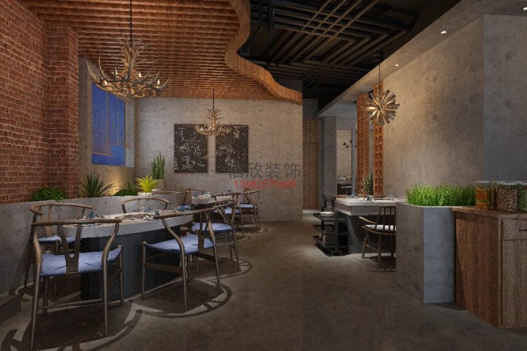 顺德餐饮设计走道