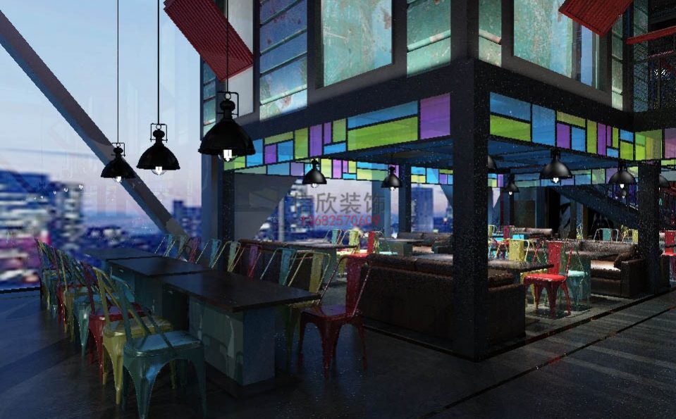 麦香餐饮设计大厅1