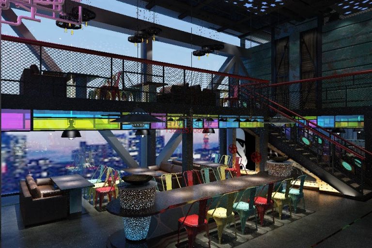 麦香餐饮设计大厅