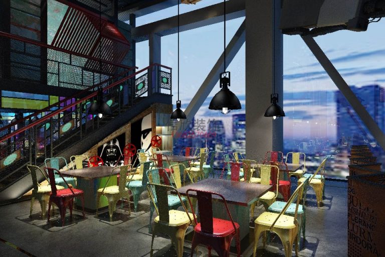 麦香餐饮设计8人座