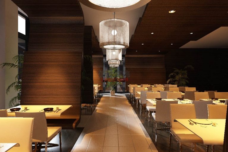 潮胜餐饮装修过道