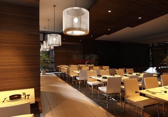 潮胜餐饮装修大厅