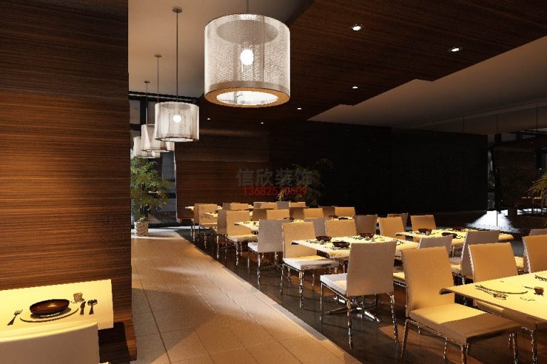 潮胜餐饮装修大厅