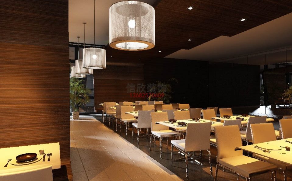 潮胜餐饮装修大厅