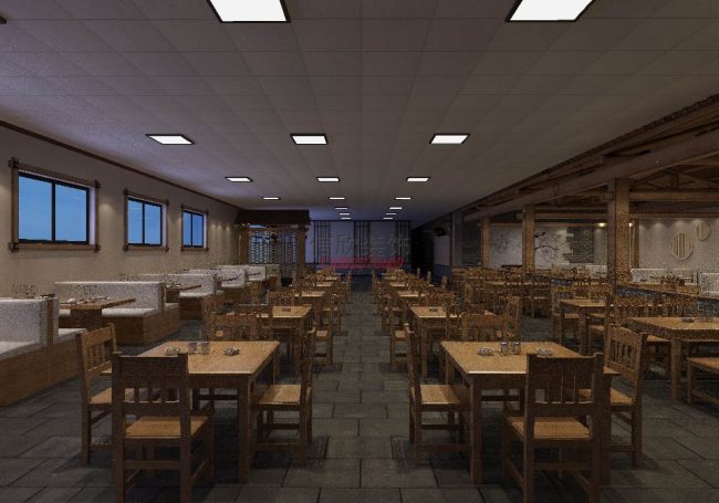 景德饭店装修设计大厅2