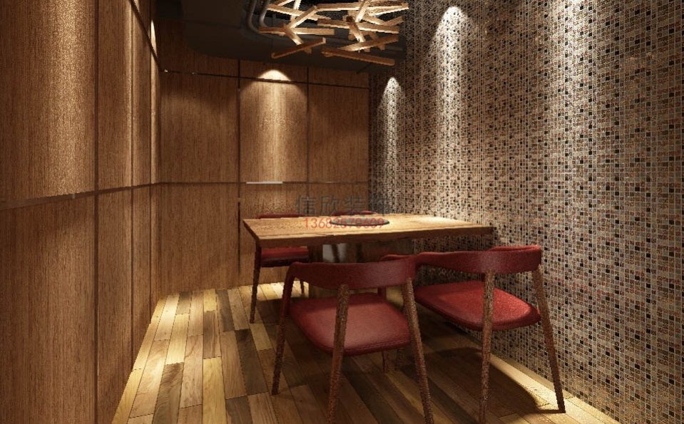 巴乡餐饮装修设计小包房