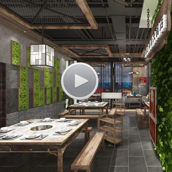 三峡火锅店餐饮店装修设计-餐饮区 三峡火锅店餐饮店装修设计-餐饮区