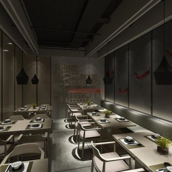 华美餐厅装修设计-卡座 华美餐厅装修设计-卡座