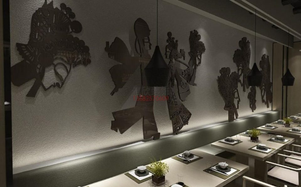 华美餐厅装修设计-皮影 华美餐厅装修设计-皮影