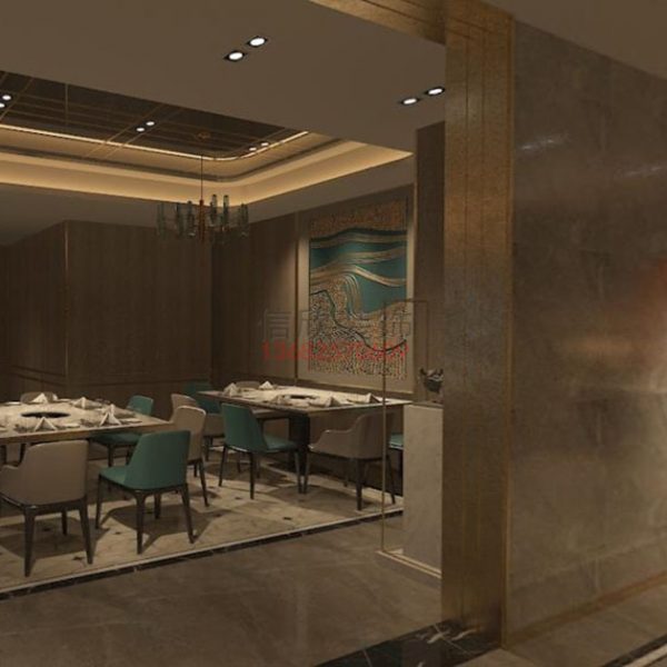 四季火锅店装修设计-大包间