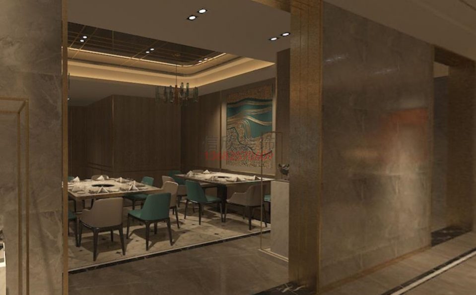 四季火锅店装修设计-大包间