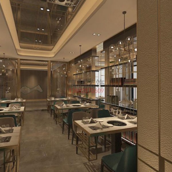 四季火锅店装修设计-大厅