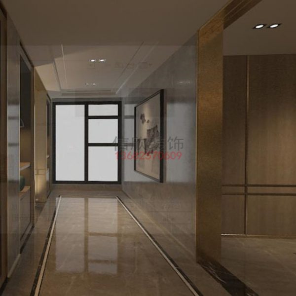 四季火锅店装修设计-门厅