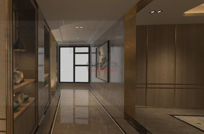 四季火锅店装修设计-门厅