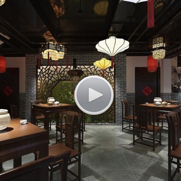 川香餐厅装修设计全景图 川香餐厅装修设计全景图