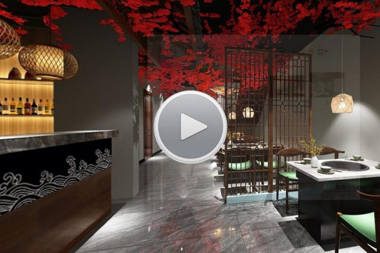 蛙星座火锅店装修设计-大厅