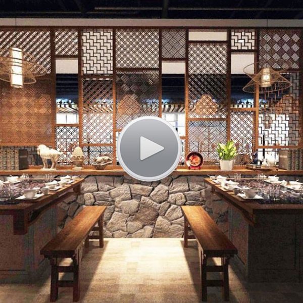 爱客餐厅装修设计全景图 爱客餐厅装修设计全景图