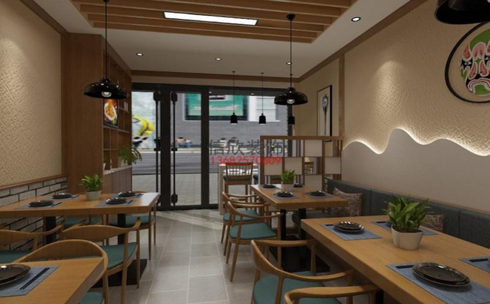 跃龙餐厅装修设计-就餐区2