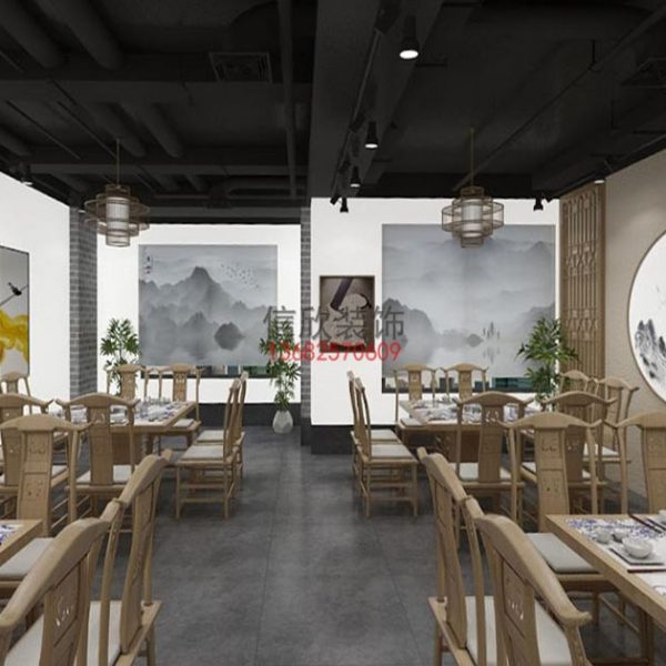 重庆火锅店餐饮装修设计-大厅 重庆火锅店餐饮装修设计-大厅