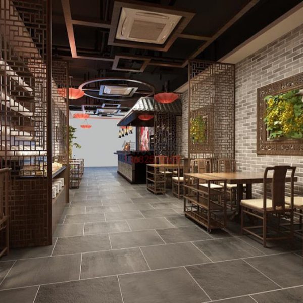 鲜牛火锅餐饮店装修设计-过道