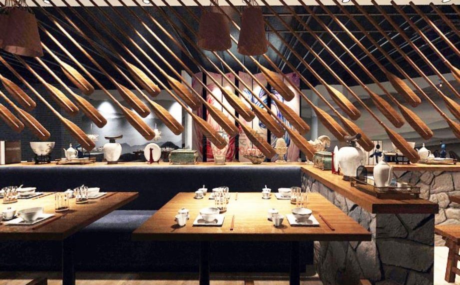 爱客餐厅装修设计 (3)