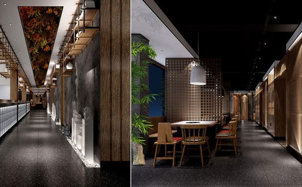 昆明五华区现代中式风格民宿设计餐厅效果图 昆明五华区现代中式风格民宿设计餐厅效果图