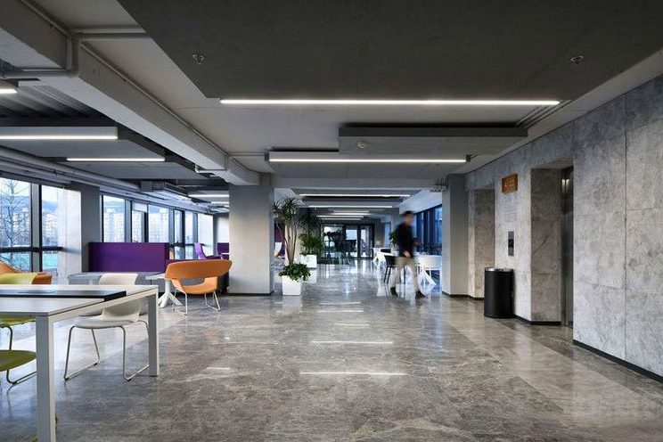 昆明西山区简约风格办公室装修设计效果图办公区设计图