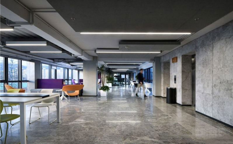 昆明西山区简约风格办公室装修设计效果图办公区设计图