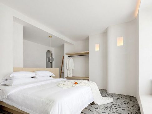 昆明西山区极简风格二手房旧房装修卧室效果图