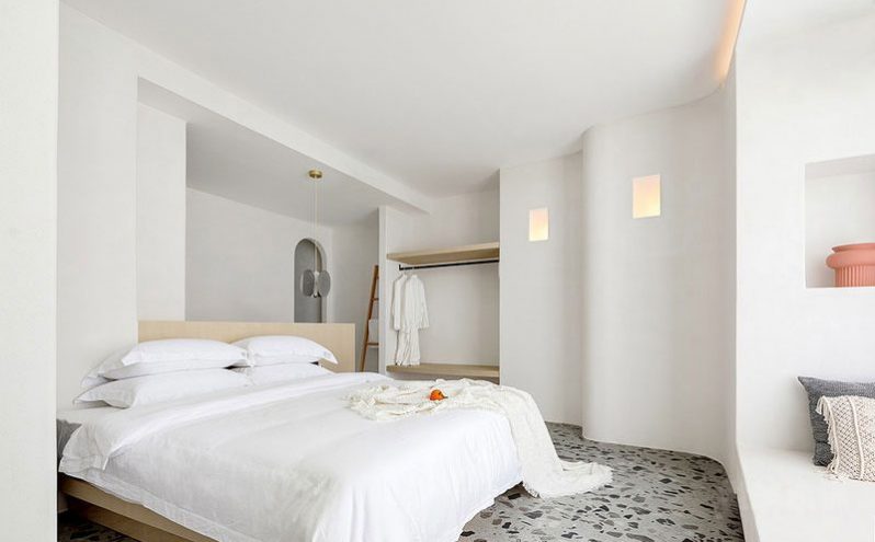 昆明西山区极简风格二手房旧房装修卧室效果图