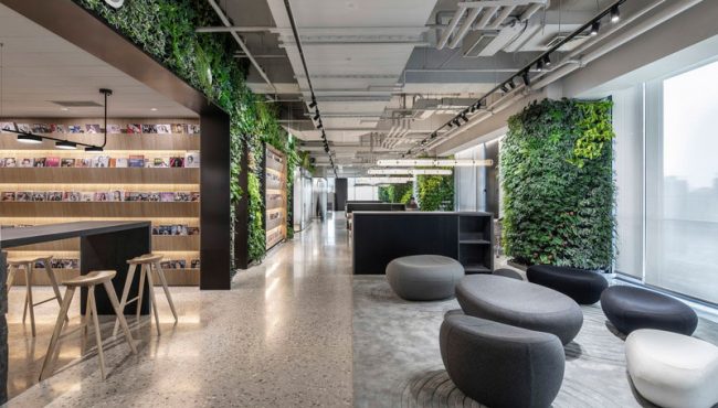 北欧工业办公环境休息区装修图