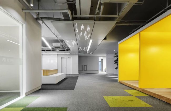 北欧工业风办公室场景装修图